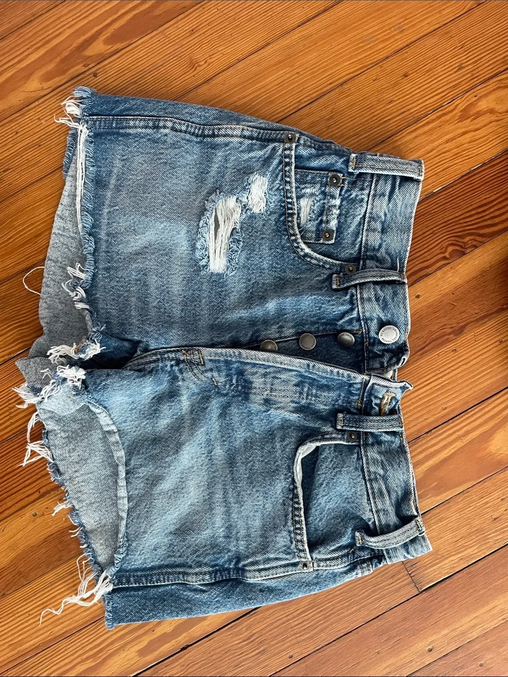 Lot of Denim Shorts (mid/high rise), Jorts  Sz 2 - 4